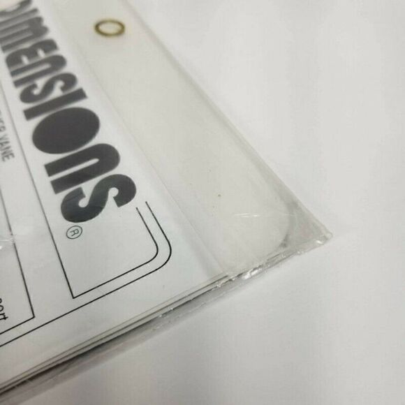 Vtg 1995 Dimensions No Count Cross Stitch "Country Weather Vane" 10"x10" 3995 - Picture 11 of 11